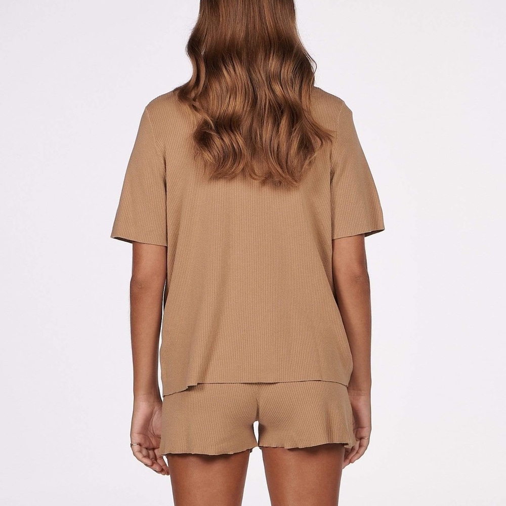 Anthropologie Charlie Holiday Peanut Delilah Short NWT - Picture 2 of 8